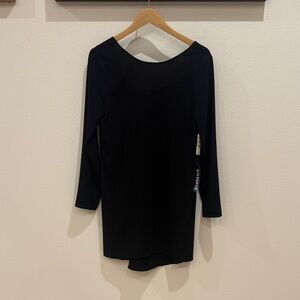 Tildon Black Long Sleeve Women's Top